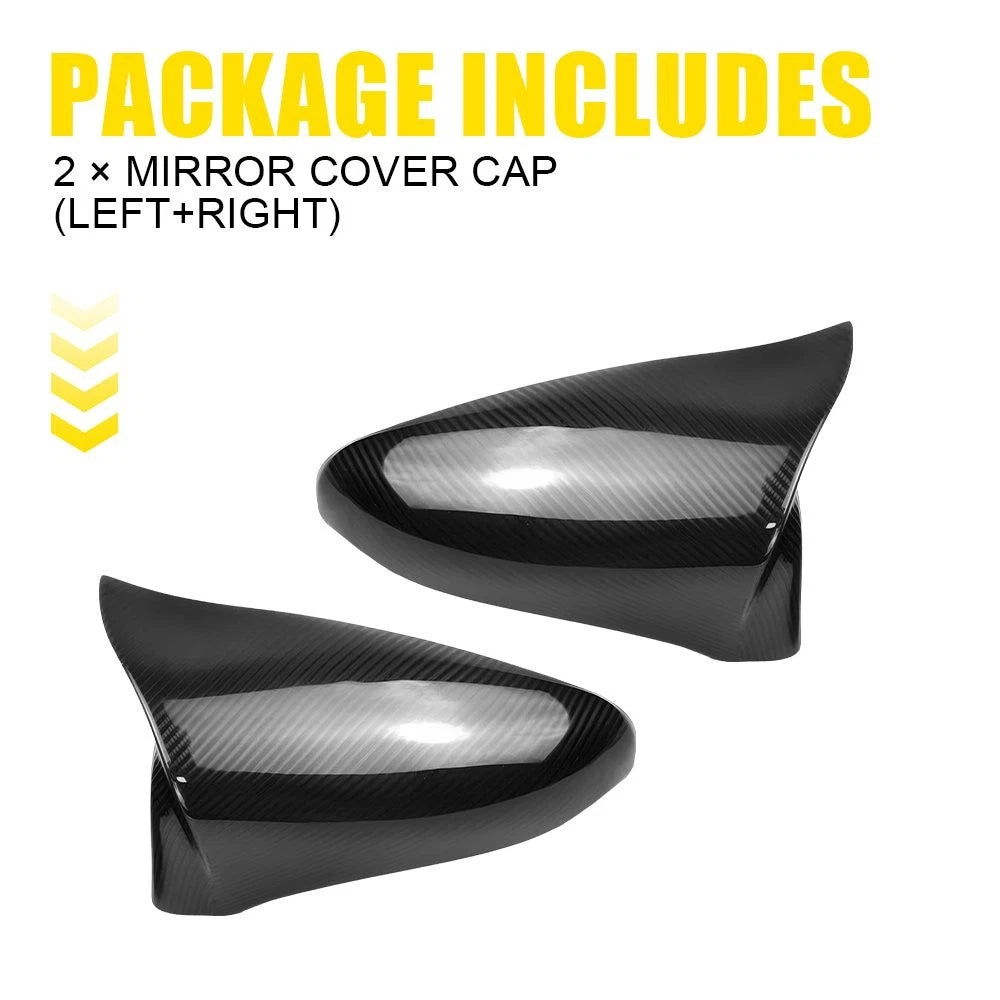 Pair Carbon Fiber Mirror Caps for Lexus IS200 IS250 IS350 (2014–2020)
