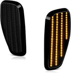 Front  Smoked Lens LED Amber Side Marker Lamp for Jeep Renegade (2015–2022)
