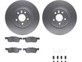 Front Brake Pad and Rotor Kit for Jaguar XF (2017–2020) KC548JN