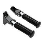 Black Passenger Footpeg Set for Harley Electra Glide, Street Glide (1993–2025)