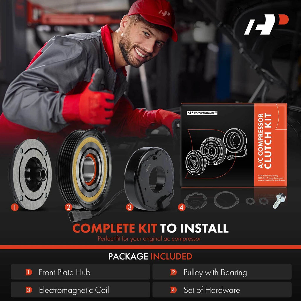 A/C Compressor Clutch Kit for Mercedes-Benz CLA250 CLA45 AMG (2014–2019)
