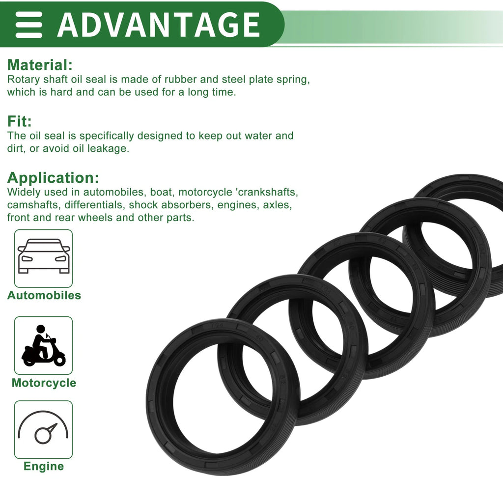 Oil Seal for Rotary Shaft (40x52x12mm)