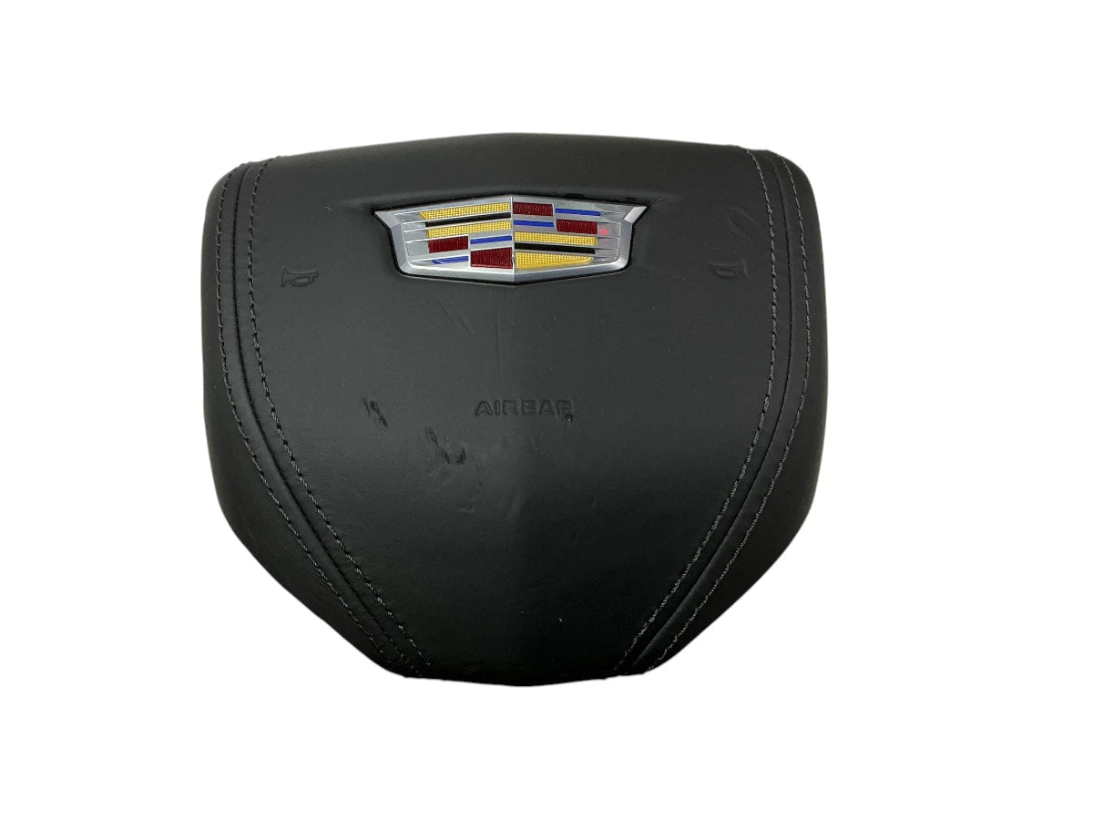 Driver Wheel Airbag for Cadillac Escalade (2021–2024) W/Stitches Jet Black