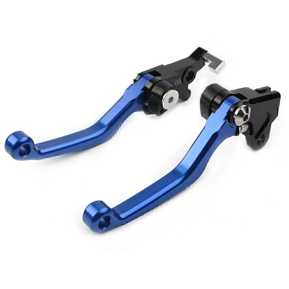 Blue CNC Pivot Brake Clutch Levers for Honda XR250 XR400 (1995-2007)