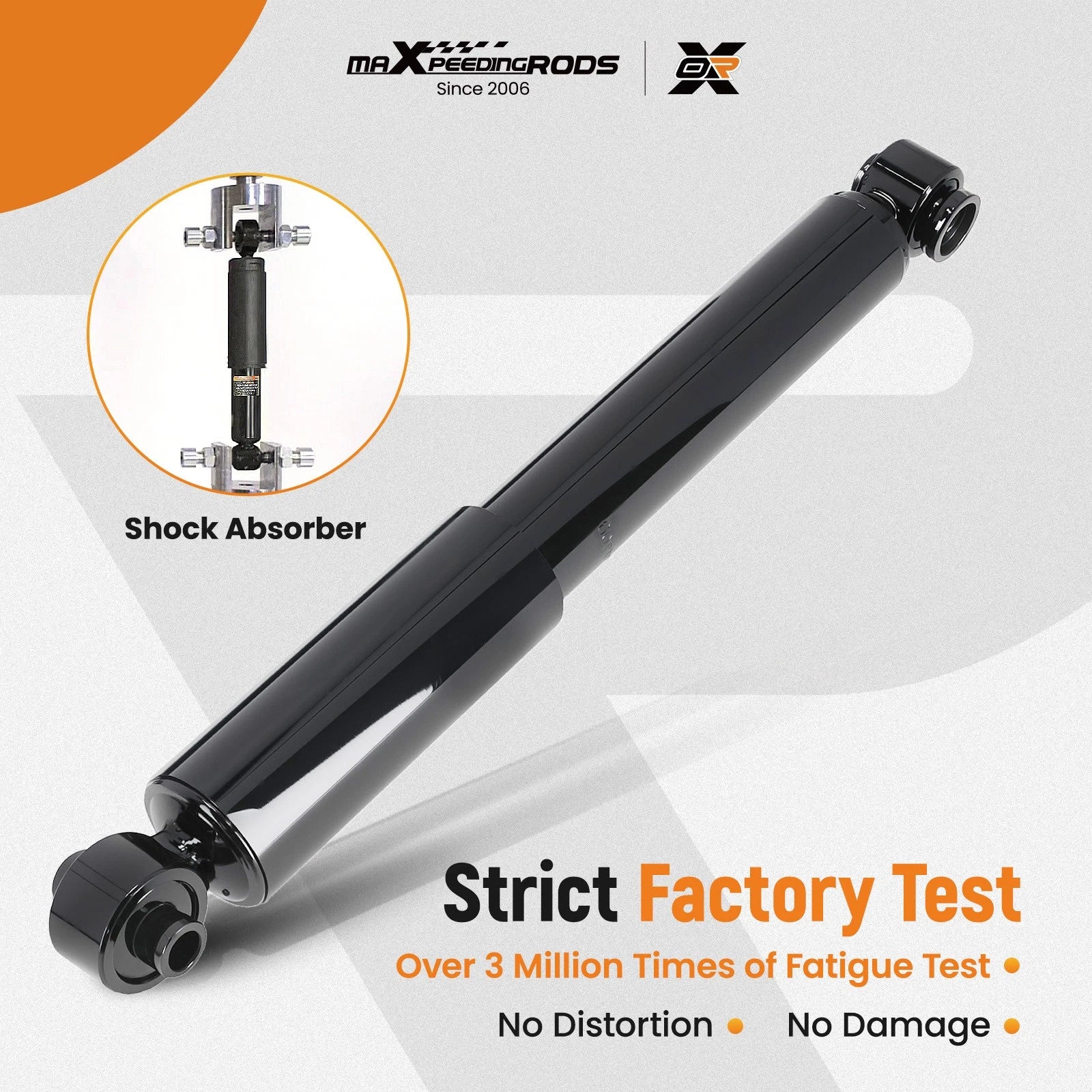 Set of 2 Rear Shock Absorbers for Hyundai Elantra (2011–2016)