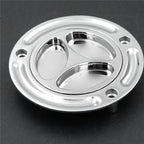 Chrome Keyless Gas Cap for Suzuki SV650 SV650S (2003–2008)
