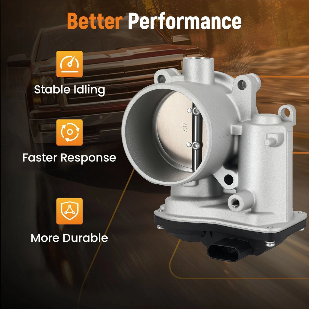 Throttle Body with TPS Sensor for Mazda 3 6 CX-5 CX-30 L4 2.5L (2018–2022)