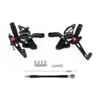 CNC Aluminum Rearsets Footpegs for Kawasaki Z900 (2021–2022)