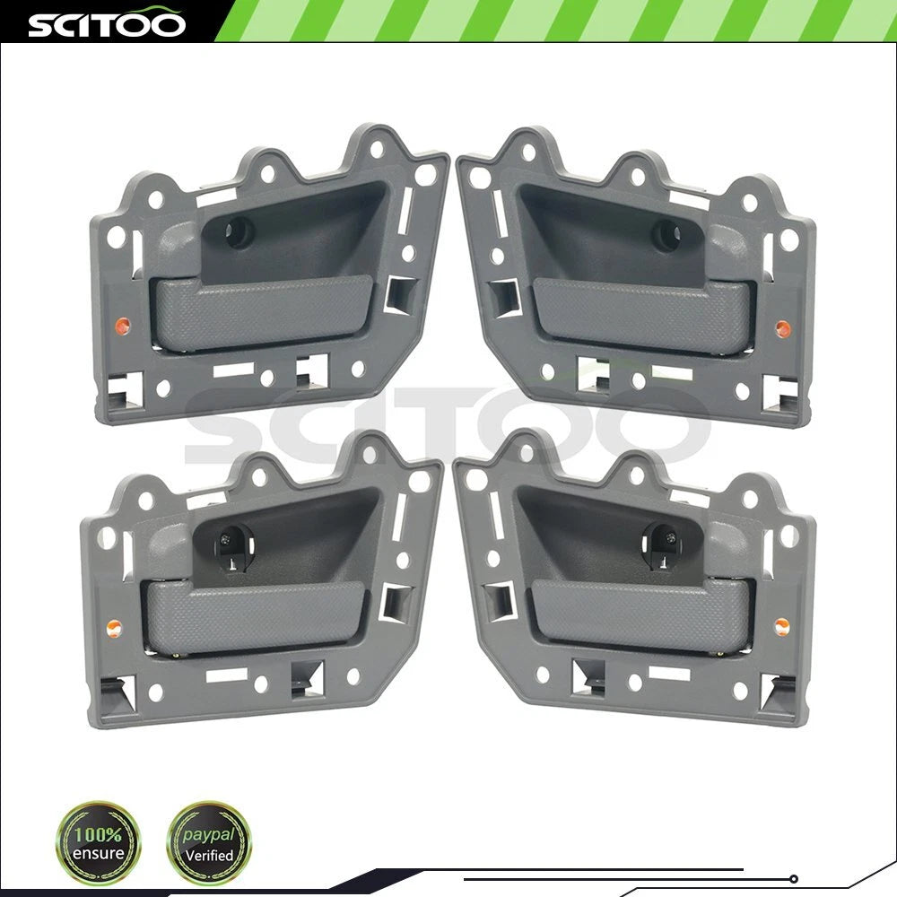 Set of 4 Inner Gray Door Handles for Jeep Grand Cherokee (2005–2010)