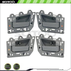 Set of 4 Inner Gray Door Handles for Jeep Grand Cherokee (2005–2010)