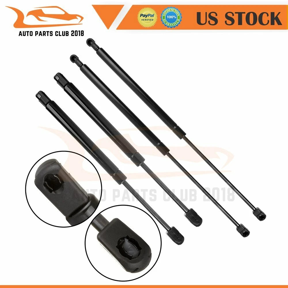 Set of 4 Hood & Trunk Lift Supports for Chevrolet Malibu (2008–2012)