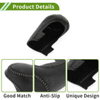 1 Pc Gear Shift Knob Cover for Chevrolet Malibu (2016–2020) Pebbled Black Gray