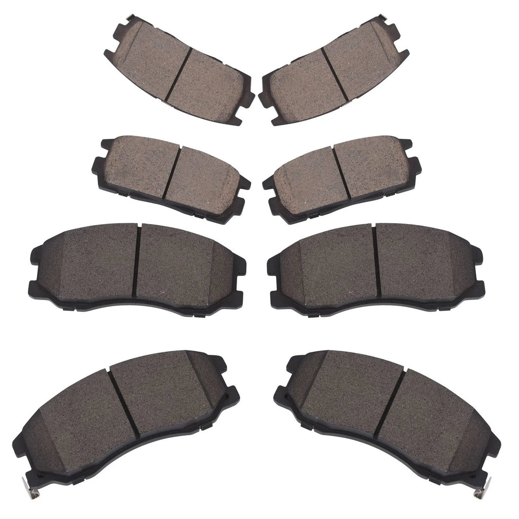 Front & Rear Brake Ceramic Pads for Chevy Equinox Pontiac Torrent (2005–2009)