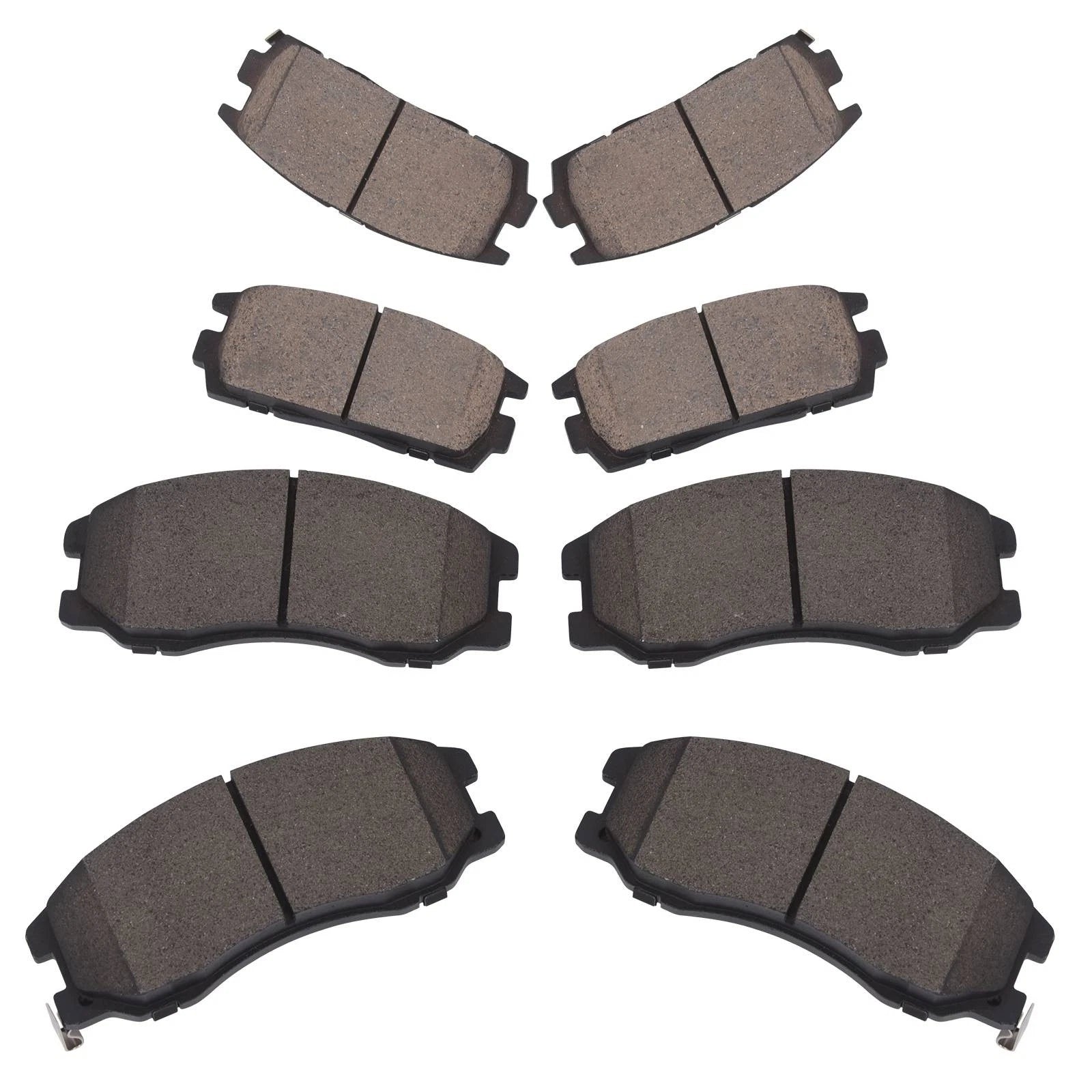 Front & Rear Brake Ceramic Pads for Chevy Equinox Pontiac Torrent (2005–2009)