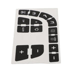 Stickers Set for Citroen C4 Grand Picasso Climate Buttons