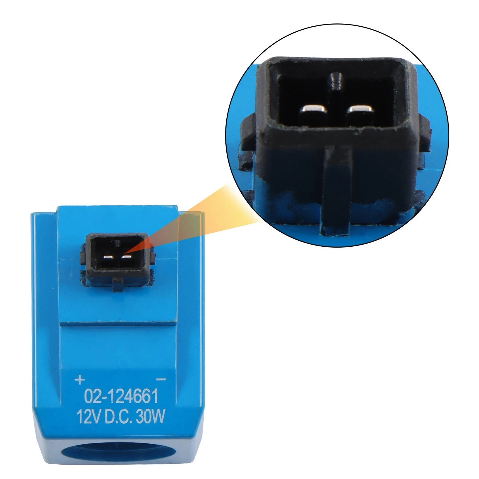 Solenoid Coil for JCB Backhoe 1400B 1600B (12V 30W)
