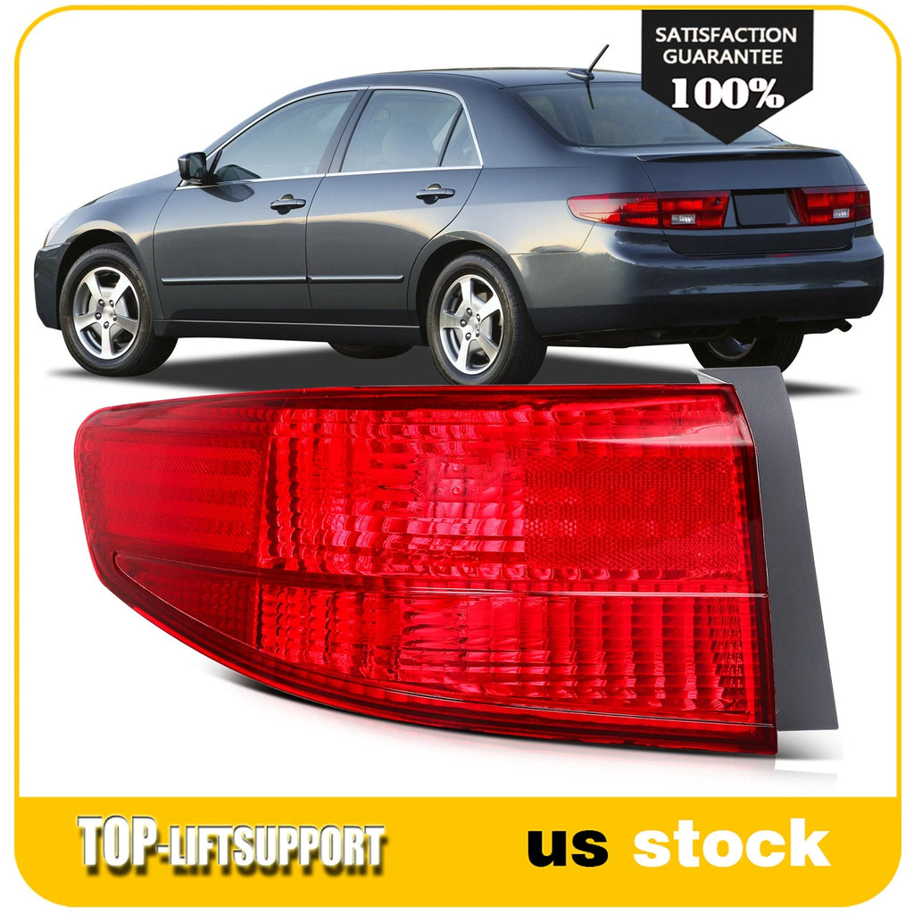 Tail Light Assembly for Honda Accord Sedan (2003–2004) Red Housing Left