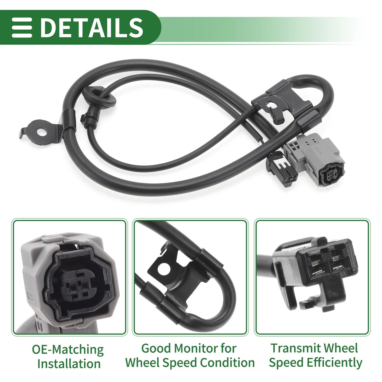 ABS Wheel Speed Sensor No. 895160E070 for Toyota Highlander (2001–2007)