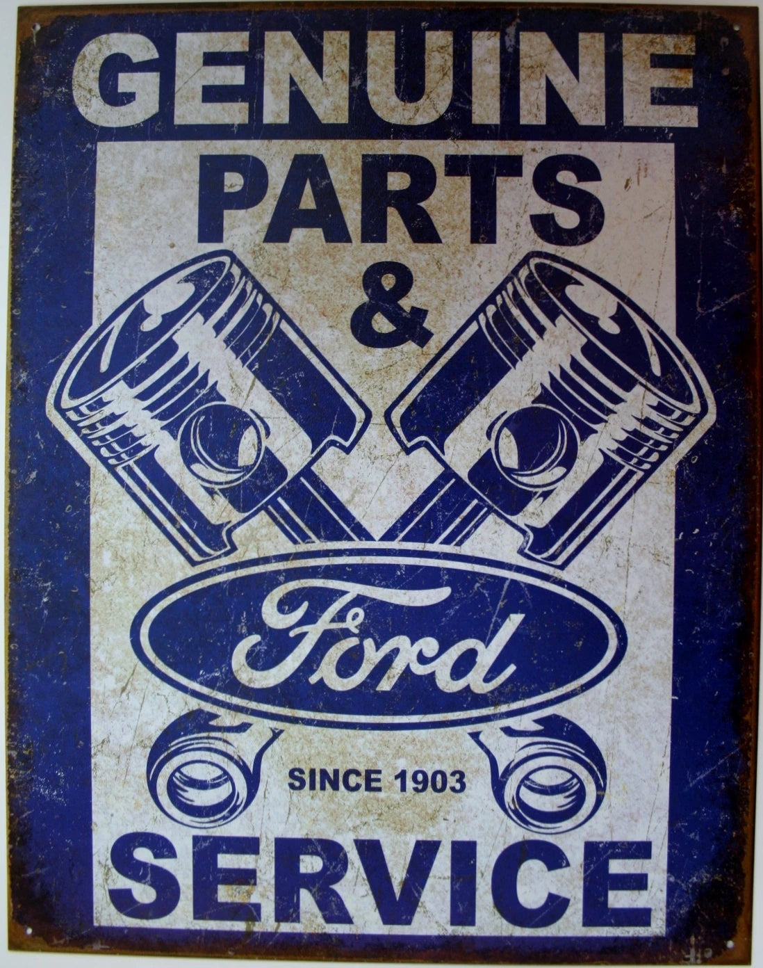 Vintage Replica Tin Metal Sign for Ford (1903–2068)