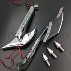 LED Turn Signal Mirror for Harley Softail, Touring, Dyna, Sportster XL (2000–2023)