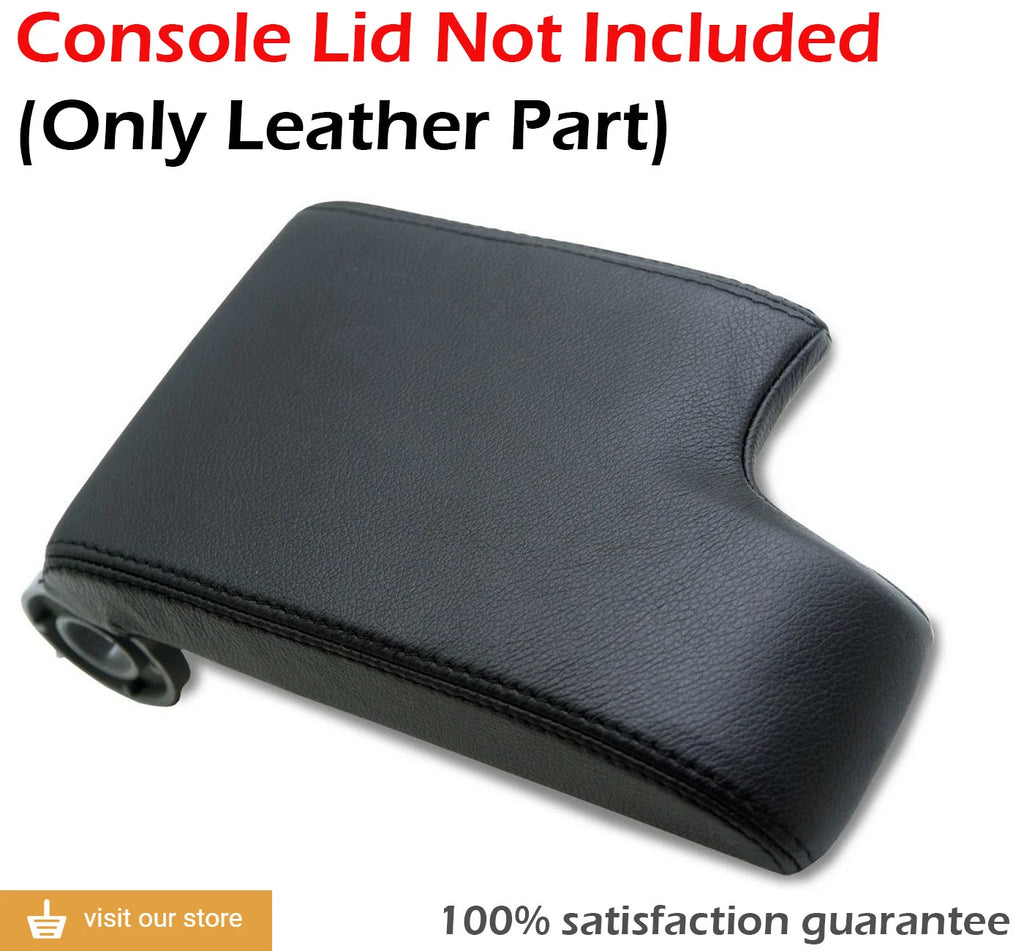 Leather Synthetic Center Console Armrest Cover for BMW E46 (1999–2004)