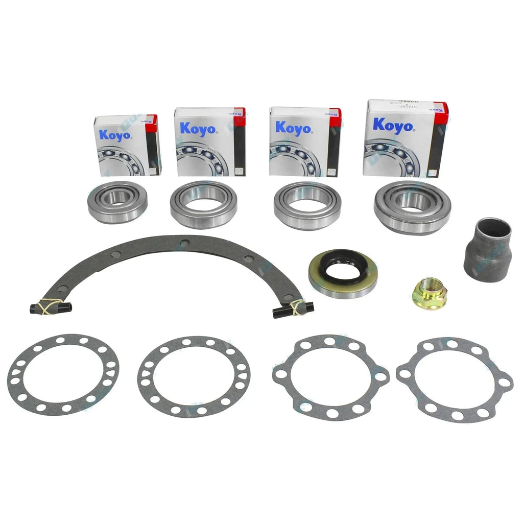 Rear Diff Bearing & Seal Kit + Oil for Landcruiser HDJ78 HDJ79 HDJ80 1990~2001