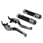 Extendable Brake Clutch Levers Grip Set for Kawasaki Z650 Z900 (2017-2023)