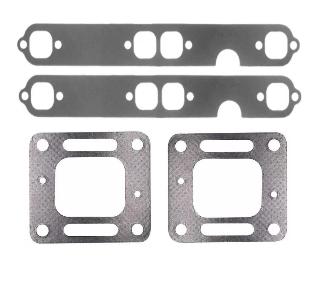 Exhaust Riser Elbow Gasket Set for Mercruiser 5.0L 5.7L (27-33395, 27-863724)