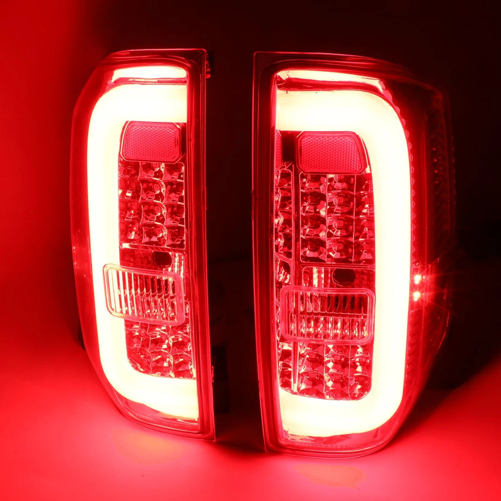 3D LED Tube Bar Tail Brake Light Reverse Lamps for Toyota Tundra (2014–2021)