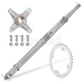 Rear Axle Shaft & Sprocket Mount Axle Collar Hub Nuts for Yamaha YFM350 (2004–2006)