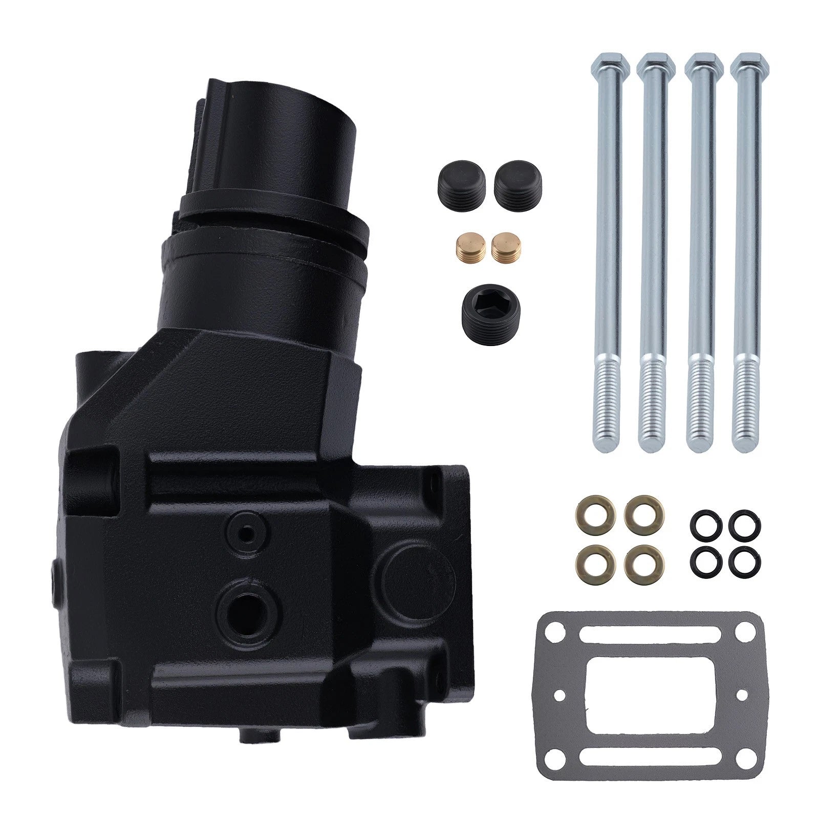 Cast Iron Exhaust Manifold Riser Elbow for Volvo Penta (913784) (V6–V8) (2000–2012)