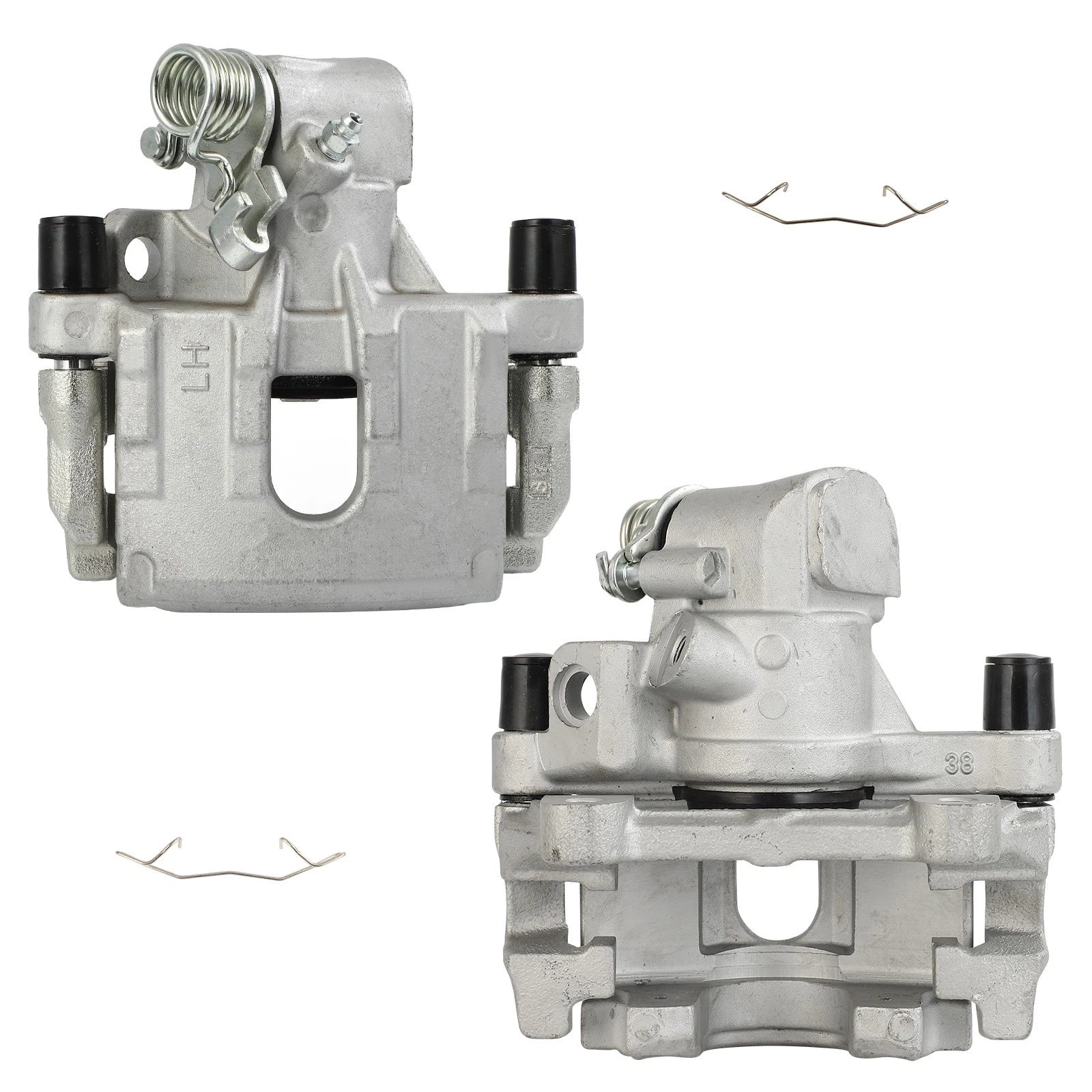 Set of 2 Rear Brake Calipers with Bracket for Mazda 5 (2006–2015)