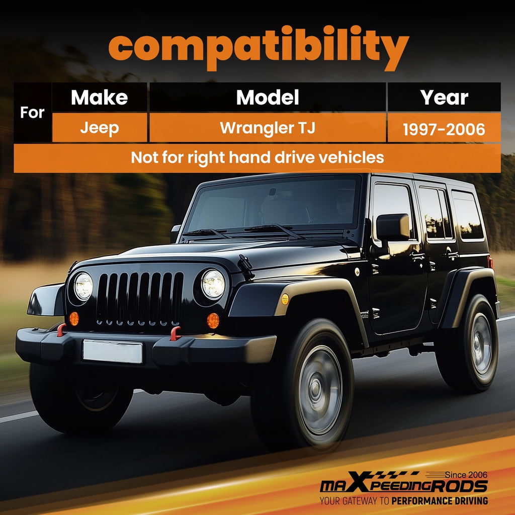 Adjustable Rear Panhard Rod Track Bar for Jeep Wrangler TJ (1997–2006) w/1-6" Lift