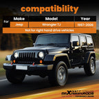 Adjustable Rear Panhard Rod Track Bar for Jeep Wrangler TJ (1997–2006) w/1-6" Lift