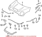 Hood Latch Bracket for BMW (2010–2019) 51237008756