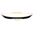 Glossy Black Trunk Spoiler for BMW G30 520d 530i 540i F90 M5 (2017–2023)