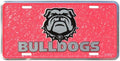 Georgia Bulldogs License Plate for Car Truck (Mosaic Design)