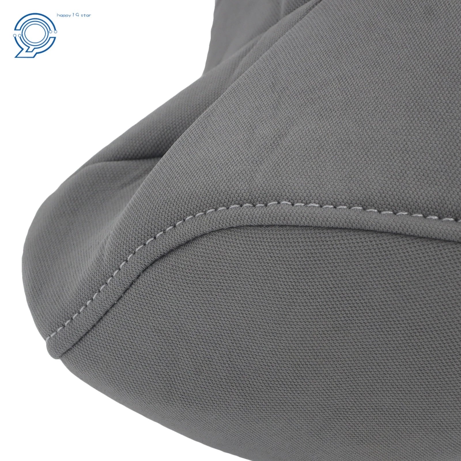 Set of 2 Seat Covers for Toyota Tundra (2014–2021) Cloth Gray/Black