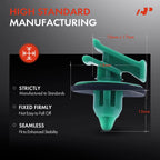 50x Nylon Rocker Panel Moulding Retainer Clip for Nissan