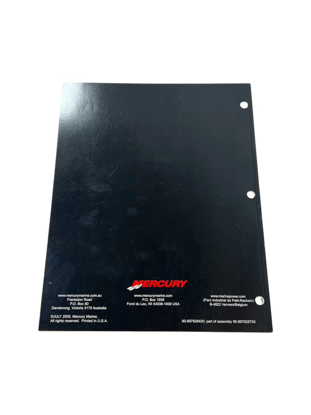 Service Manual for Mercury Verado 135/150/175 (2005) - Part # 90-897928400