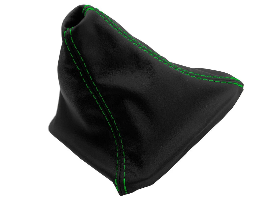 Leather Manual Shift Boot Cover for BMW E36 (1992–1999) - Green Stitch