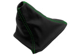 Leather Manual Shift Boot Cover for BMW E36 (1992–1999) - Green Stitch