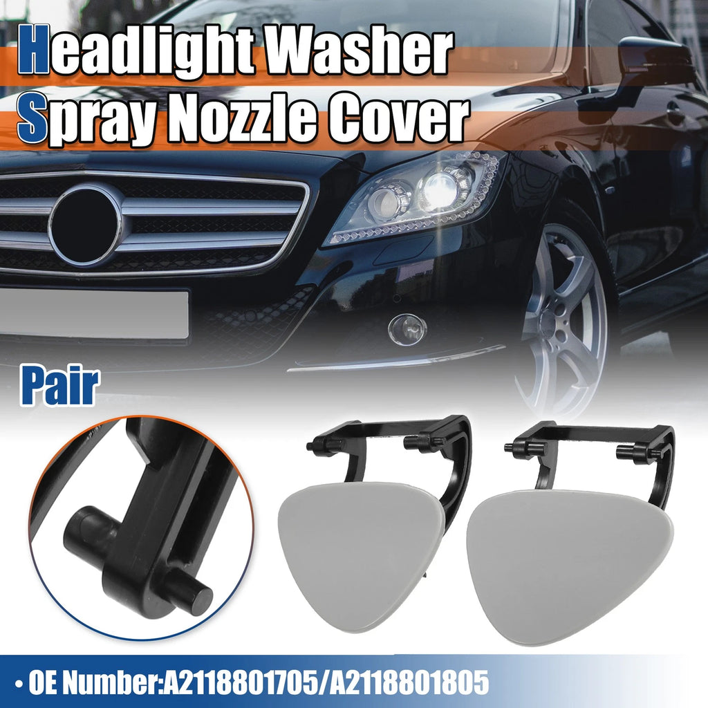 2X Headlight Washer Spray No.A2118801705 for Mercedes-Benz 
