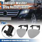 2X Headlight Washer Spray No.A2118801705 for Mercedes-Benz 