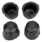 4 Piece Rubber Nut Set for ATVs and Karts