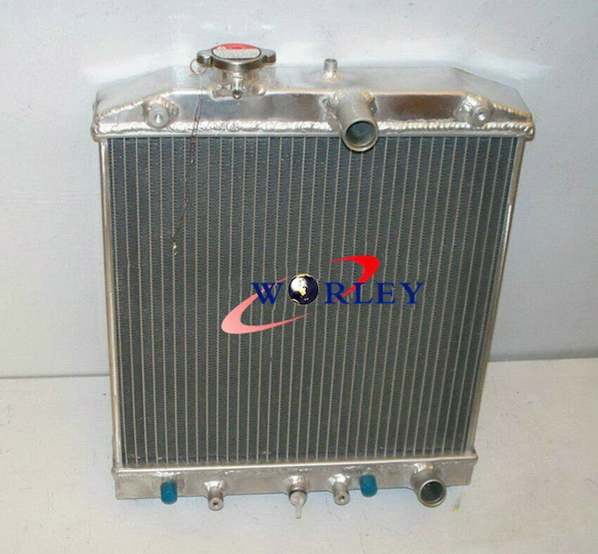 Aluminum Radiator & Fan for Honda Civic EK EG D15 D16 (1996-2000)