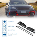 Front Lower Bumper Grille for Audi A4 B9 (2016–2023) Black S-Line
