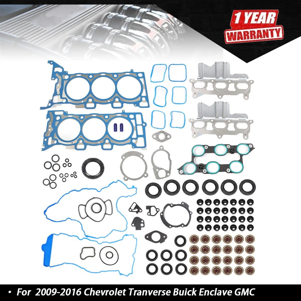 Head Gasket Set for Chevrolet Traverse Buick Enclave GMC Acadia (2009-2016)