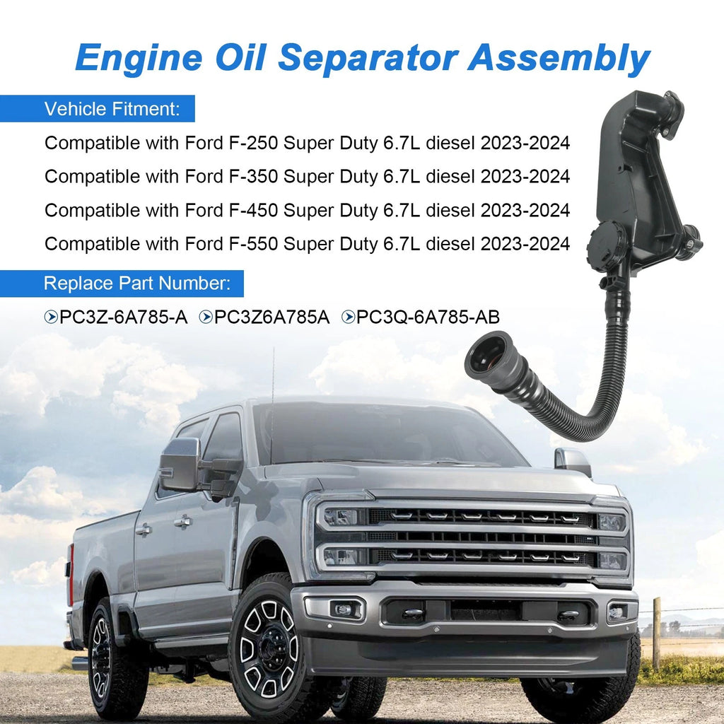 PCV CCV Oil Separator for Ford 6.7L Powerstroke Diesel (2011–2024)