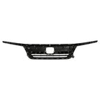 Front Upper Grille for Honda Pilot (2019–2022) Glossy Black